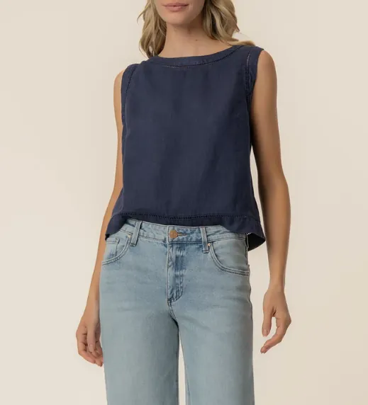 Joanne Sleeveless Crop Top 